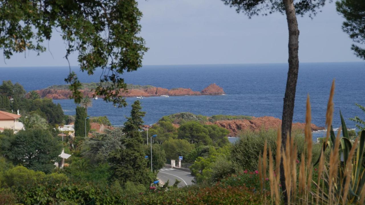 Bastidon Vue Mer Antheor-Cap-Roux Bagian luar foto